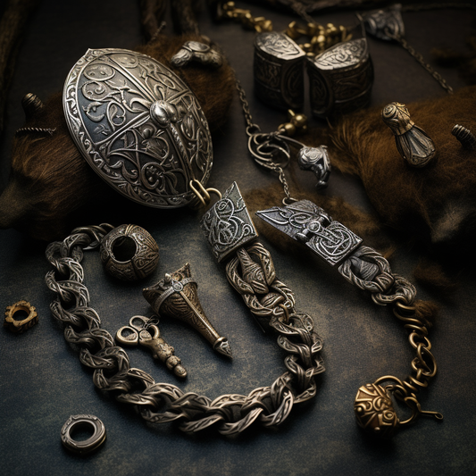 Forgés par les Dieux : Les Matériaux et Méthodes de Fabrication Ancestraux des Bijoux Vikings