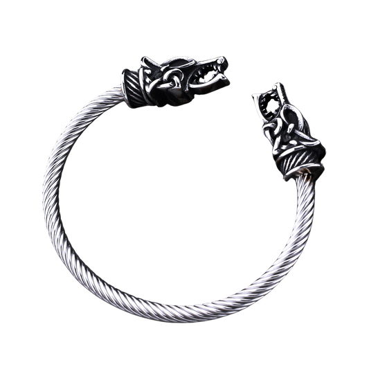 Bracelet Viking Têtes de Loups | Valhalla