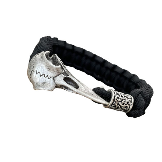 Bracelet Crâne de Corbeau Viking | Valhalla