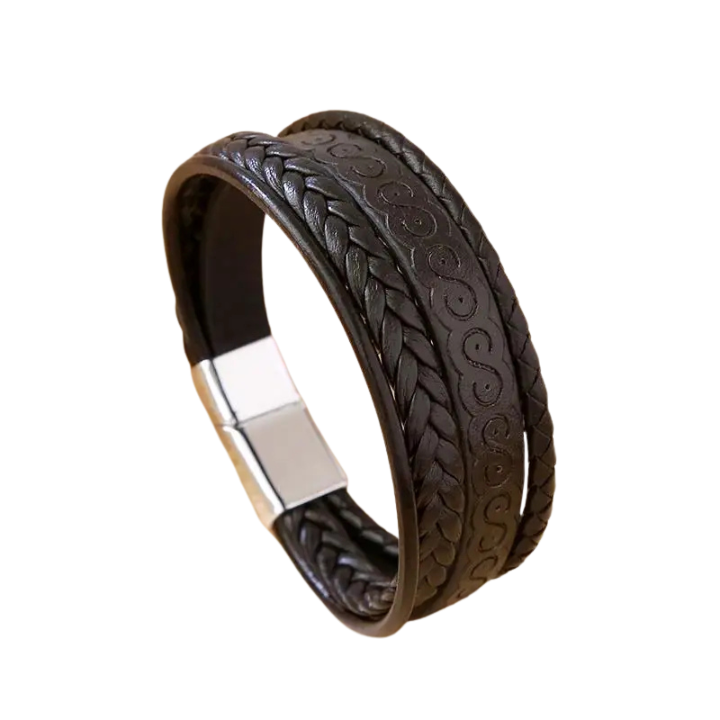 Bracelet Viking en Cuir | Valhalla