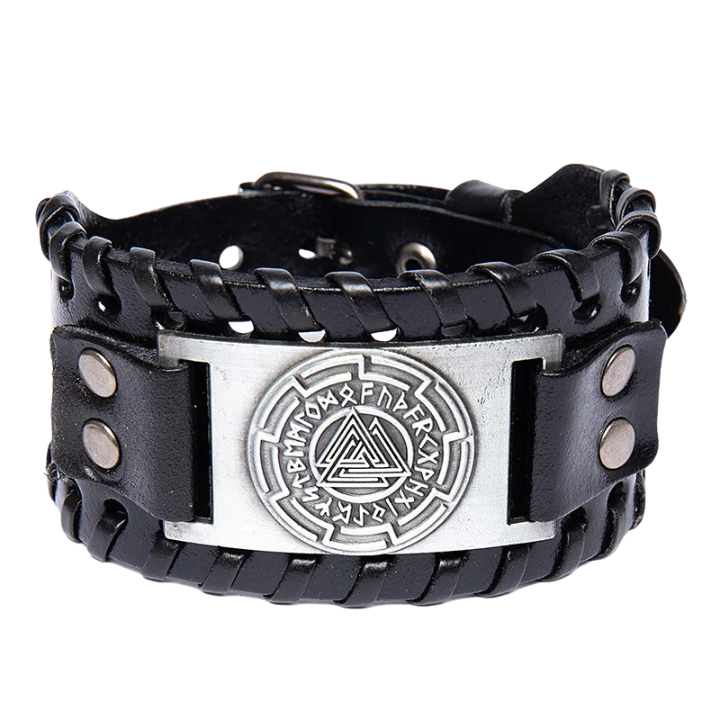 Bracelet Viking en Cuir | Valhalla