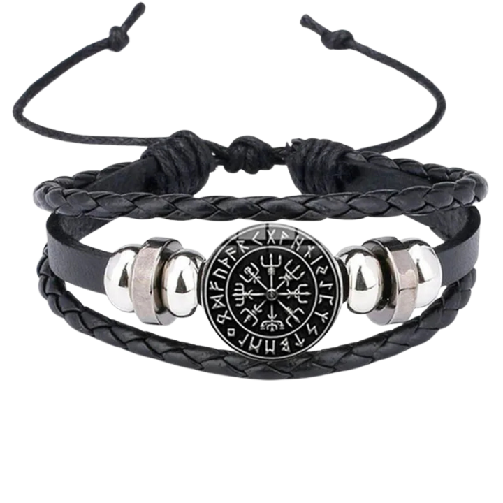 Bracelet Viking en Cuir | Valhalla