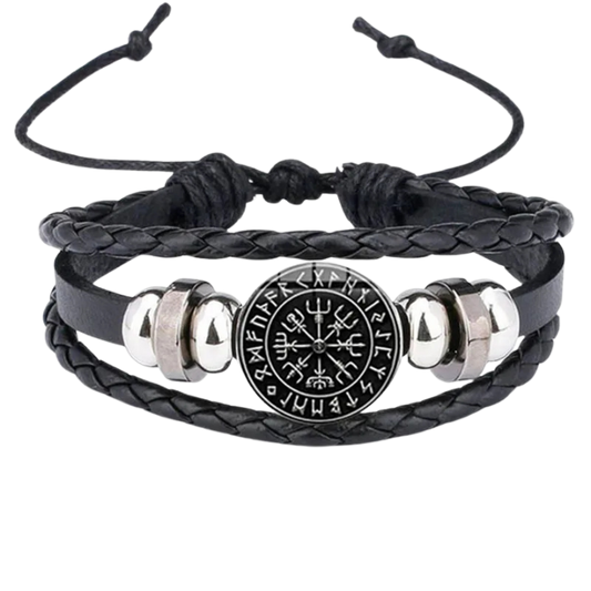 Bracelet Viking en Cuir | Valhalla