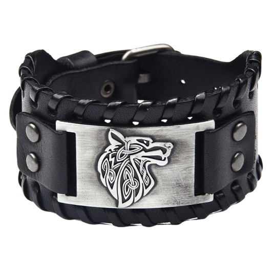 Bracelet Viking Tête de Loup | Valhalla