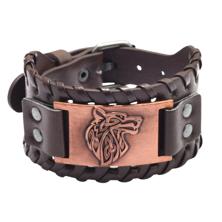 Bracelet Viking Tête de Loup | Valhalla