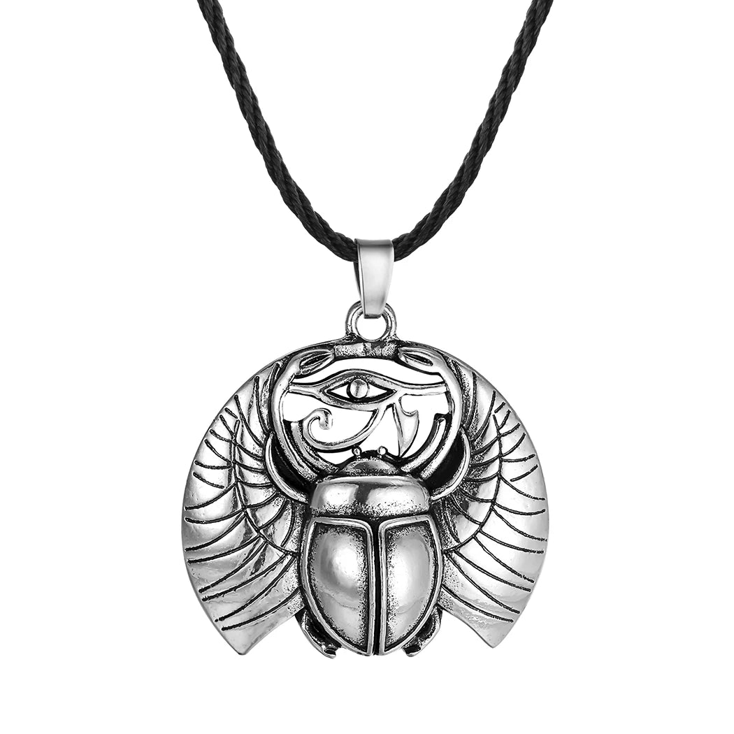 Collier Égyptien Scarabée et œil d'Horus | Valhalla