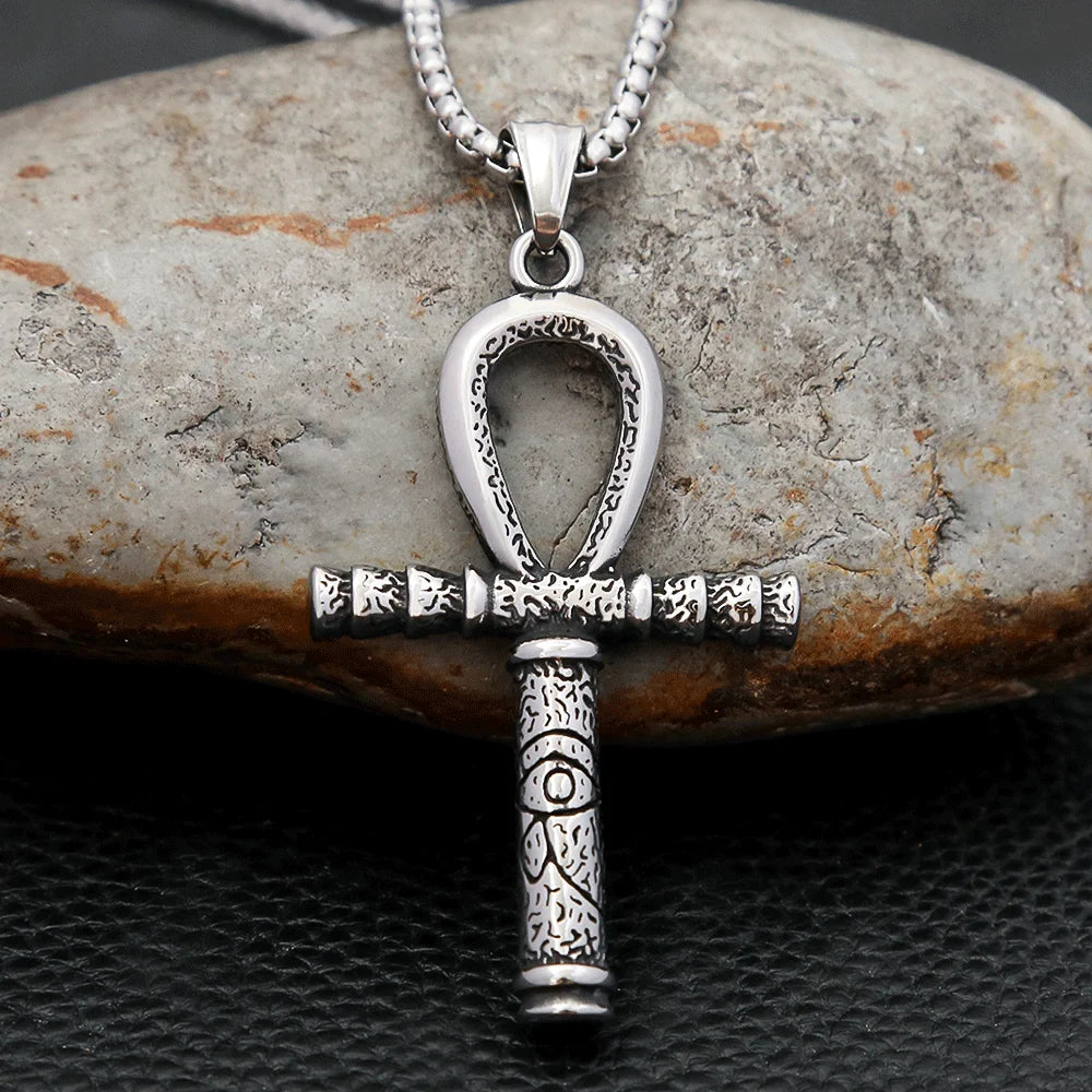 Collier Égyptien Croix Œil d'Horus  | Valhalla