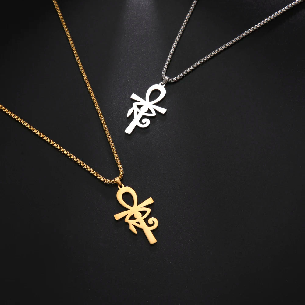 Collier Clé d'Ankh et œil d'Horus | Valhalla