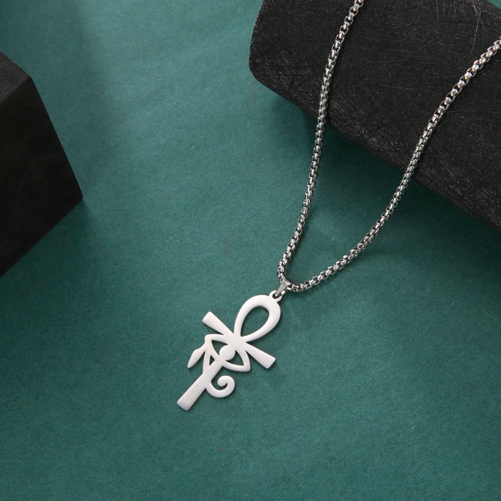 Collier Clé d'Ankh et œil d'Horus | Valhalla