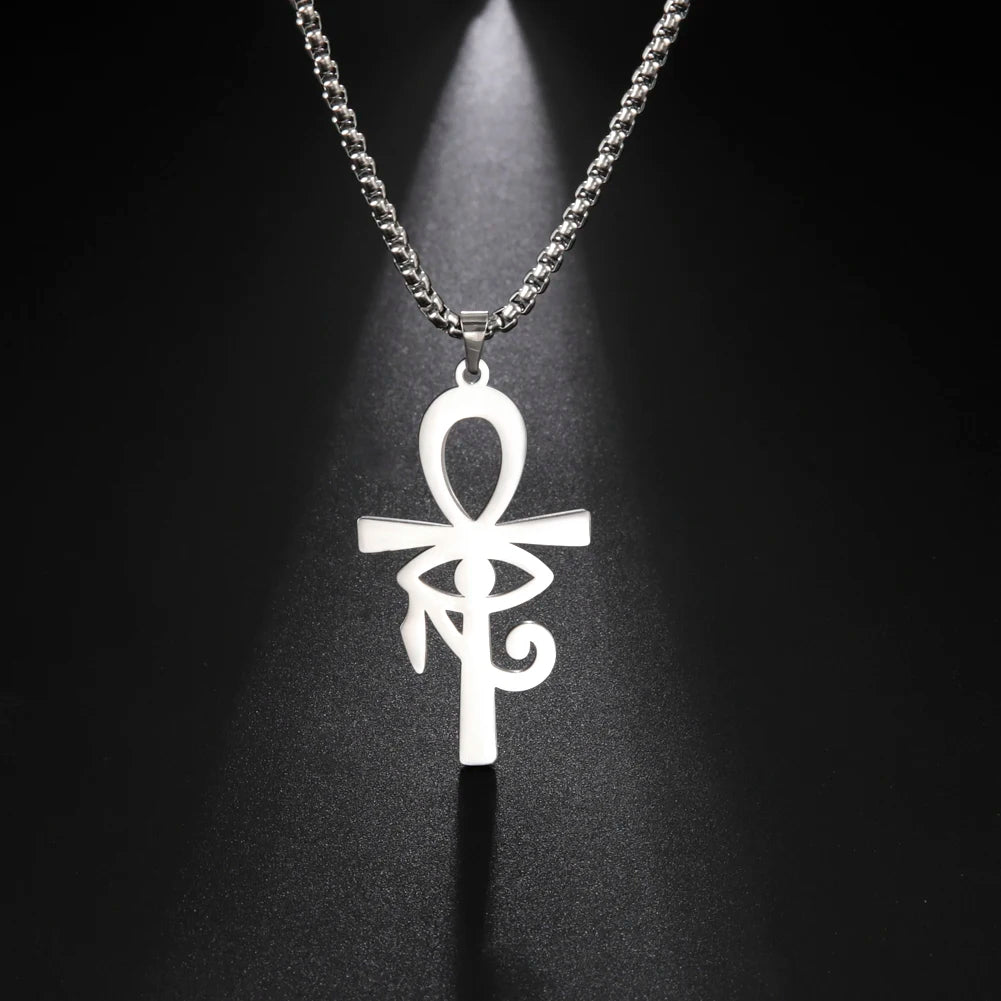 Collier Clé d'Ankh et œil d'Horus | Valhalla