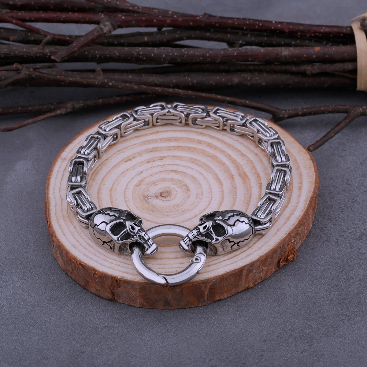 Bracelet Viking Crâne | Valhalla