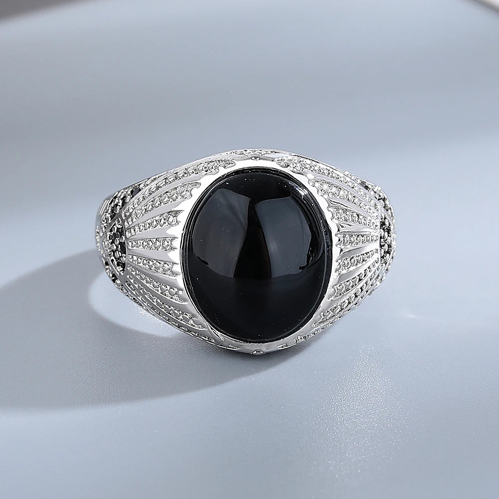 Bague Chevalière Romaine Noire | Valhalla