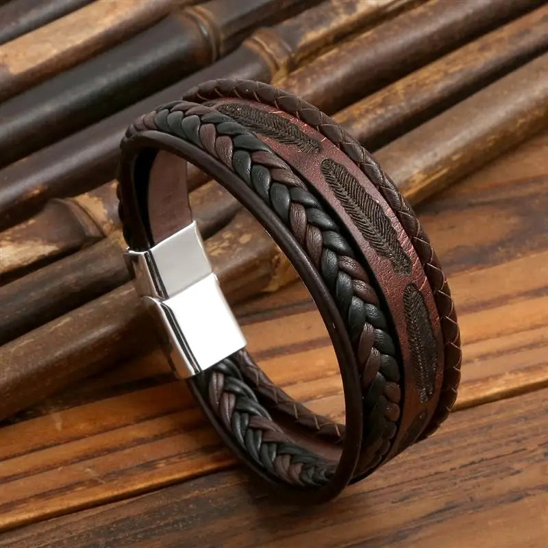 Bracelet Viking en Cuir | Valhalla