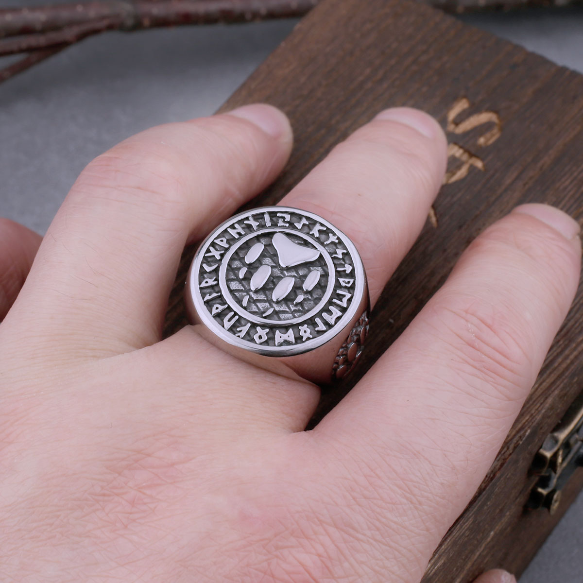 Bague Viking Patte d'Ours | Valhalla