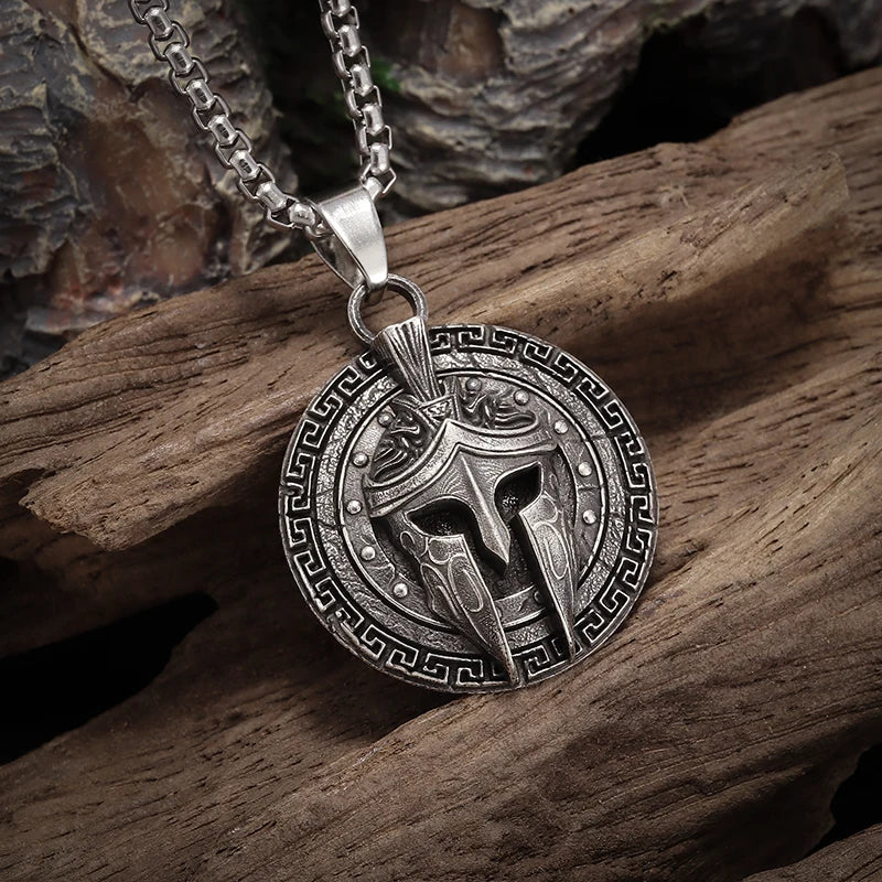 Collier Casque Spartiate | Valhalla