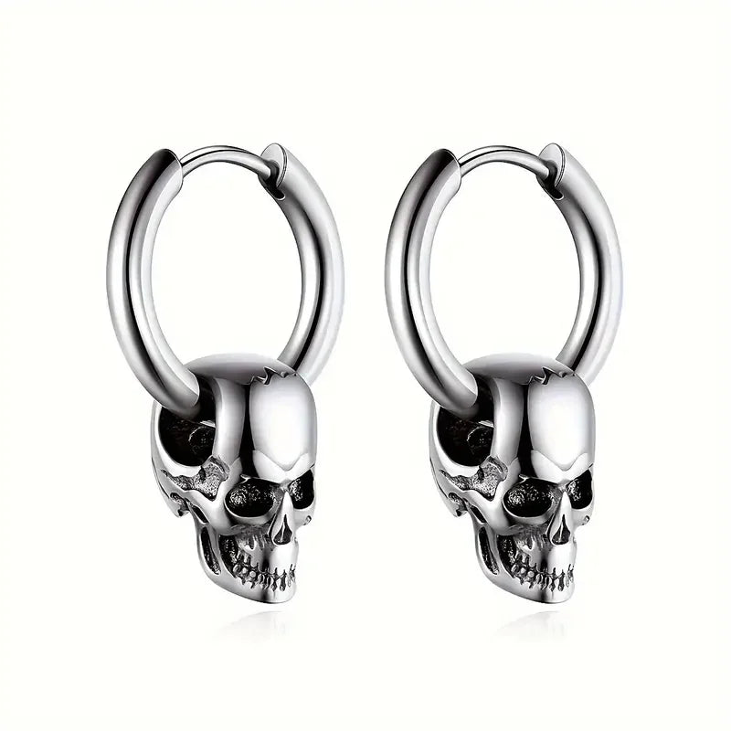 Boucles d'Oreilles Tête de Mort | Valhalla