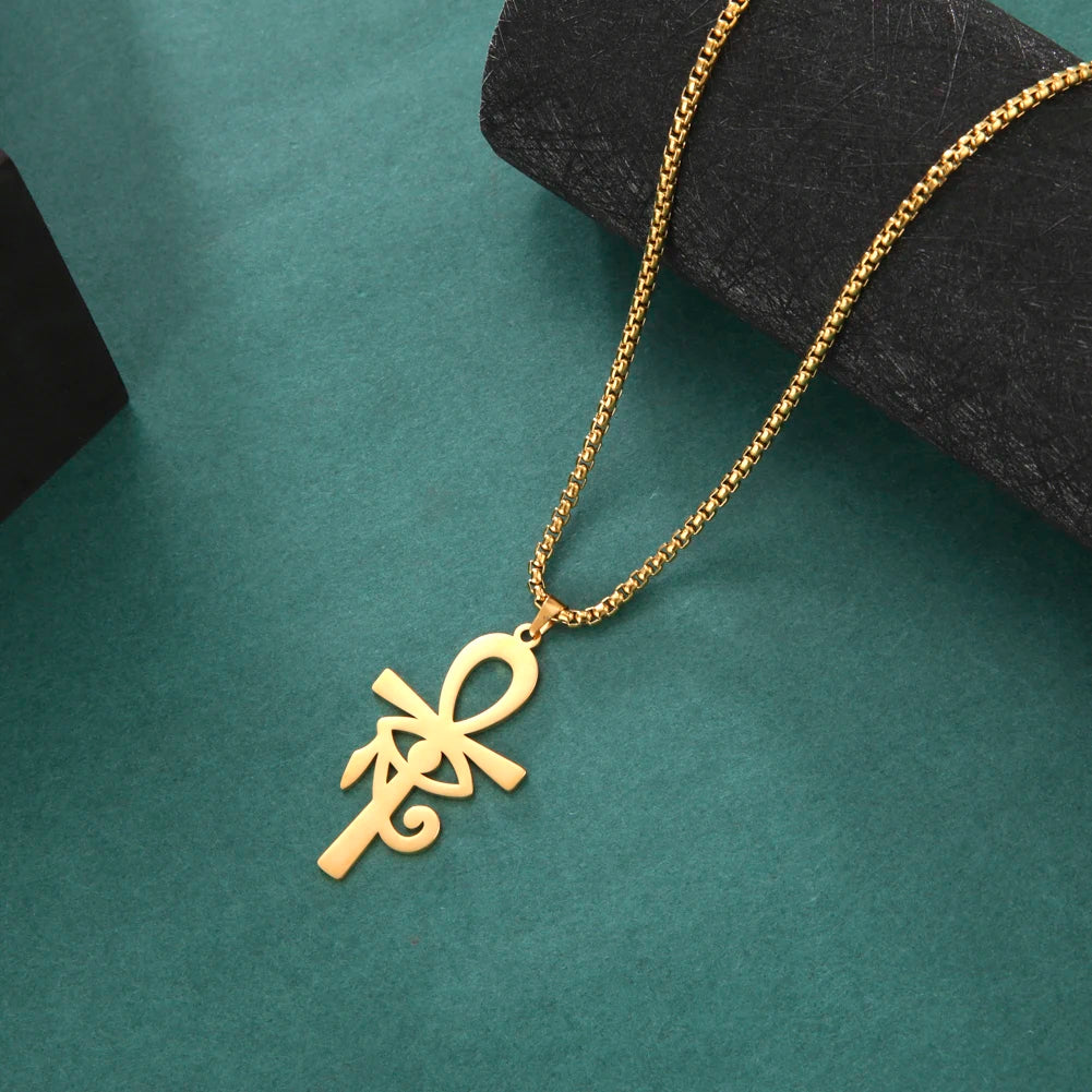 Collier Clé d'Ankh et œil d'Horus | Valhalla