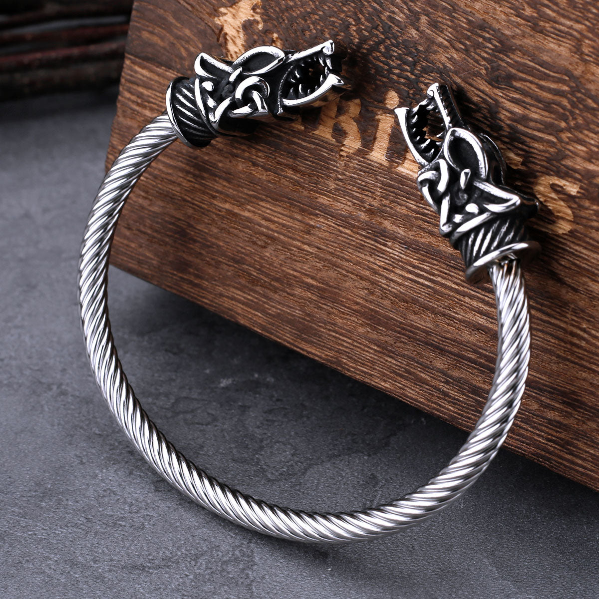 Bracelet Viking Têtes de Loups | Valhalla