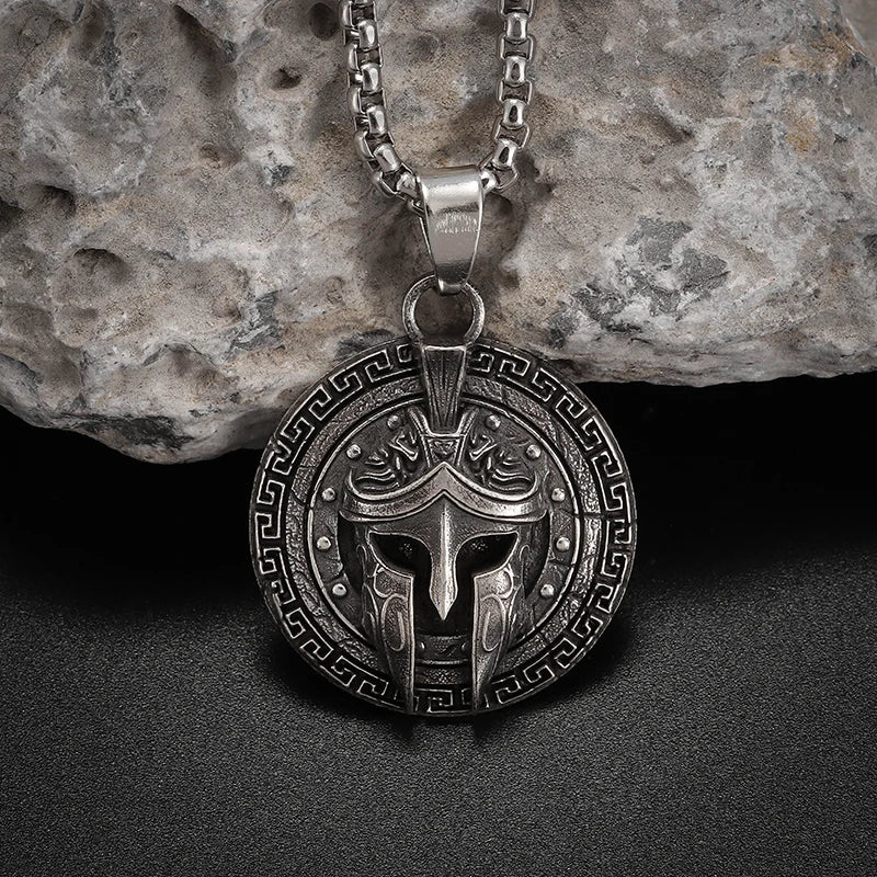 Collier Casque Spartiate | Valhalla