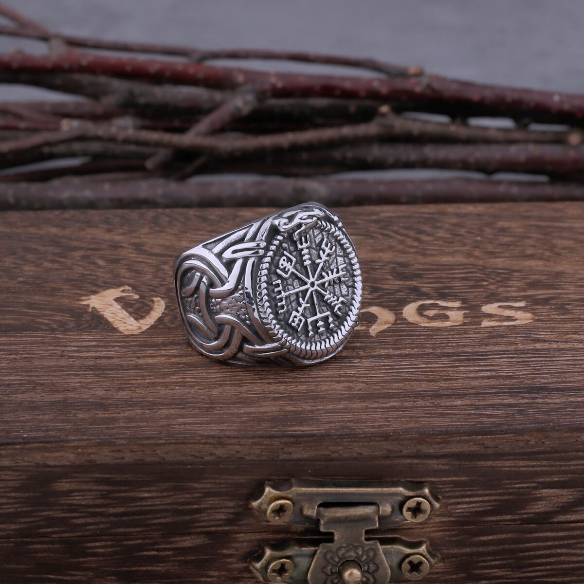 Bague de Viking Vegvísir | Valhalla