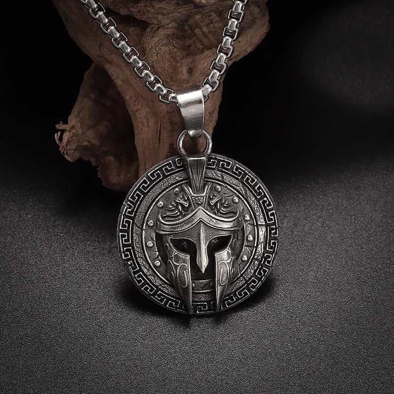 Collier Casque Spartiate | Valhalla