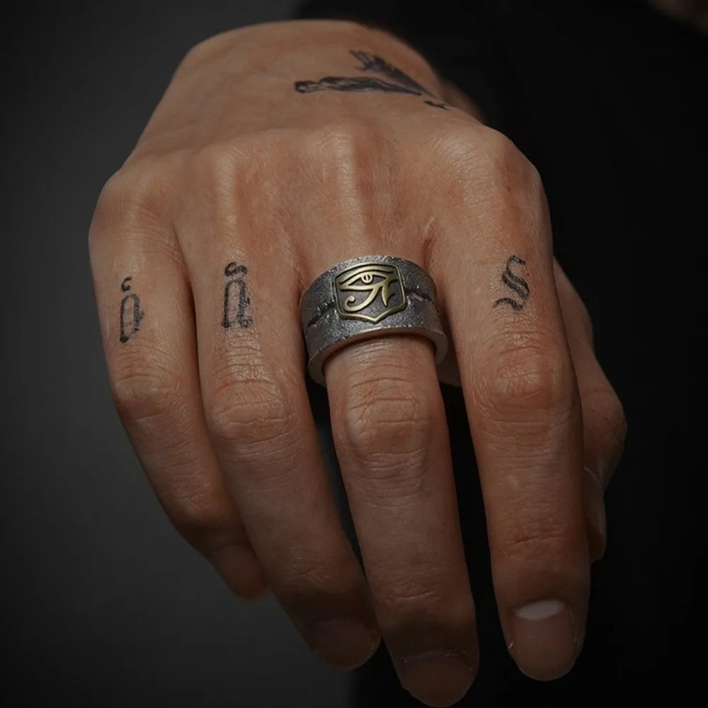 Bague Égyptienne œil d'Horus | Valhalla