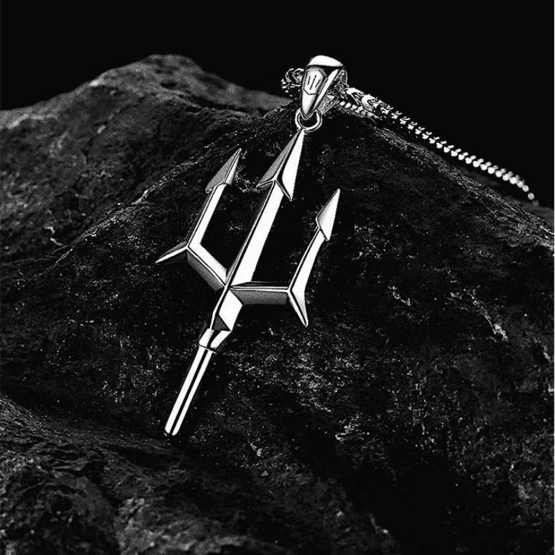 Collier Grecque Trident Poséidon | Valhalla