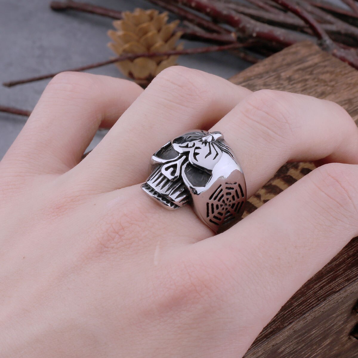 Bague Crâne de Viking | Valhalla