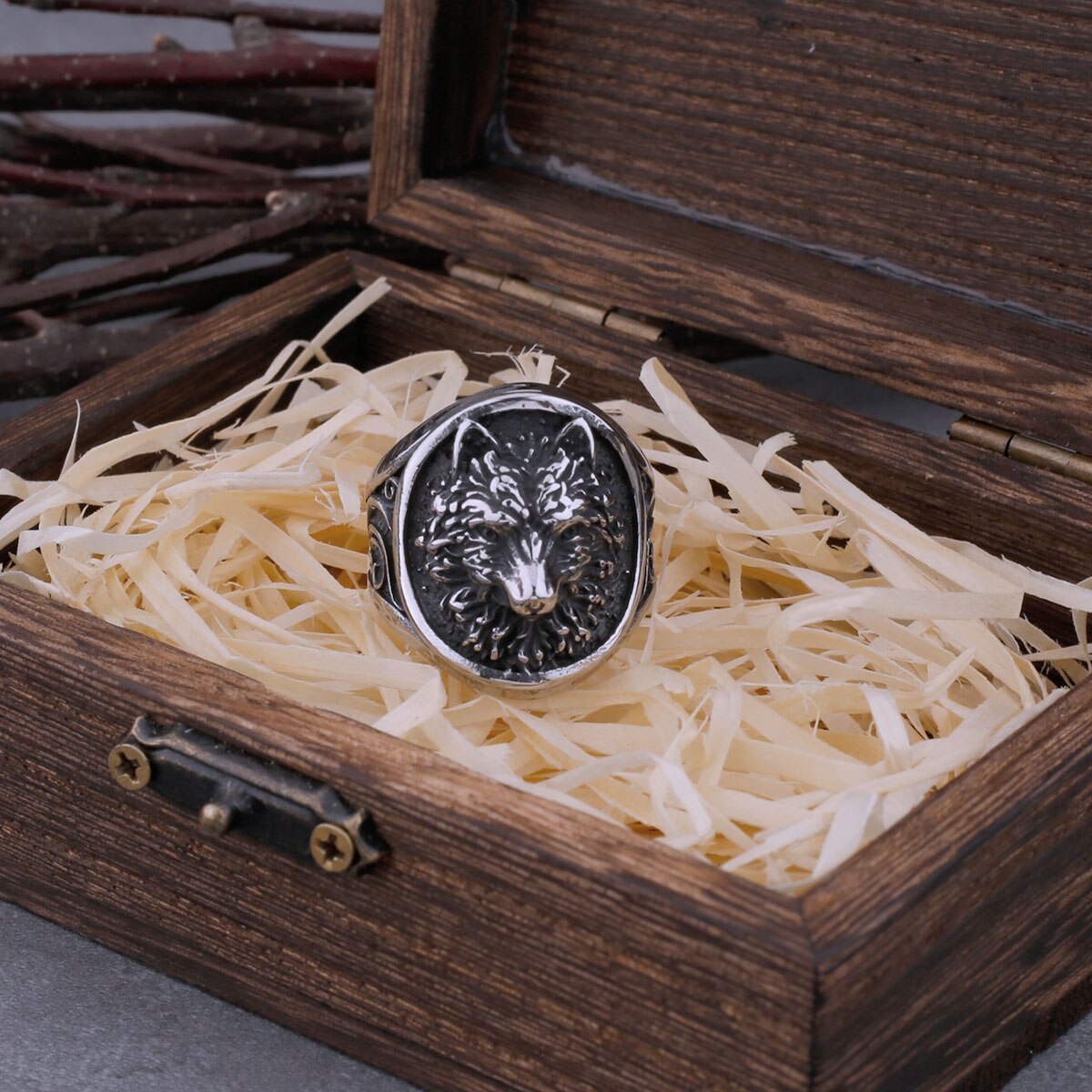 Bague Viking Loup Fenrir | Valhalla