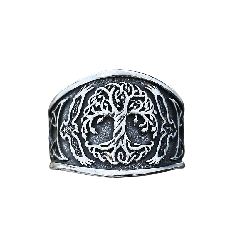 Bague Vikings Arbre Sacré Yggdrasil | Valhalla