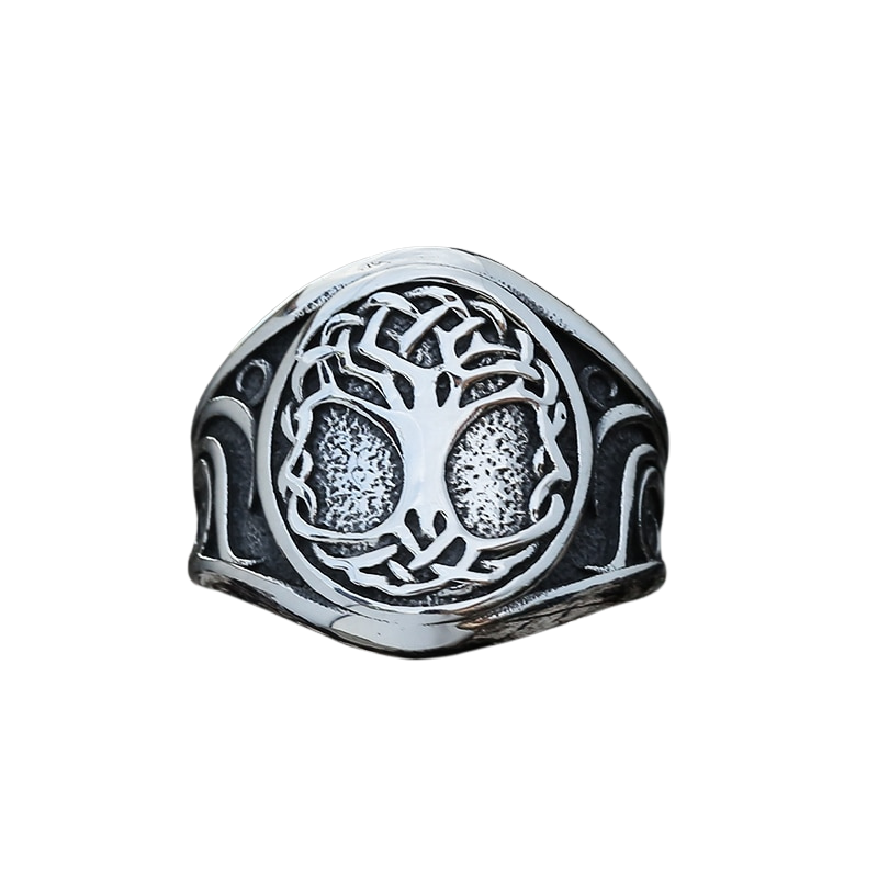 Bague Vikings Arbre Sacré Yggdrasil | Valhalla