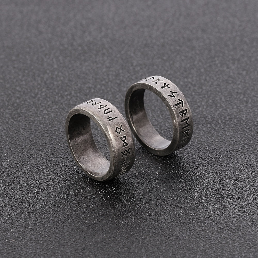 Bague de Vikings Alphabet le Futhark | Valhalla