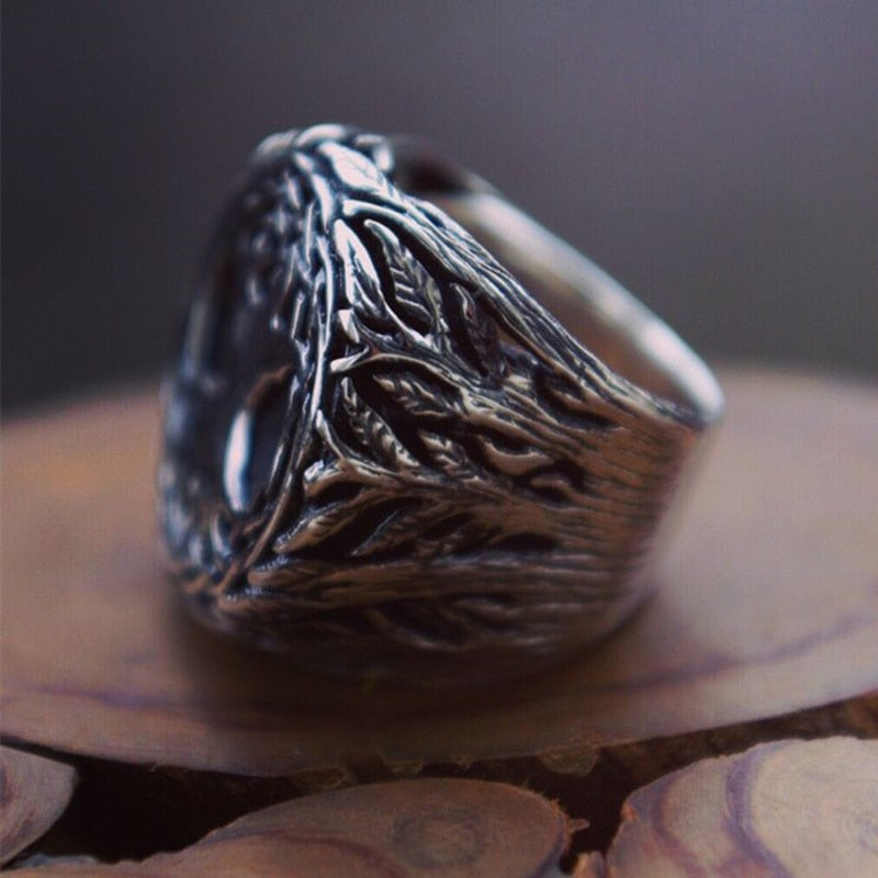 Bague Vikings Arbre Sacré Yggdrasil | Valhalla