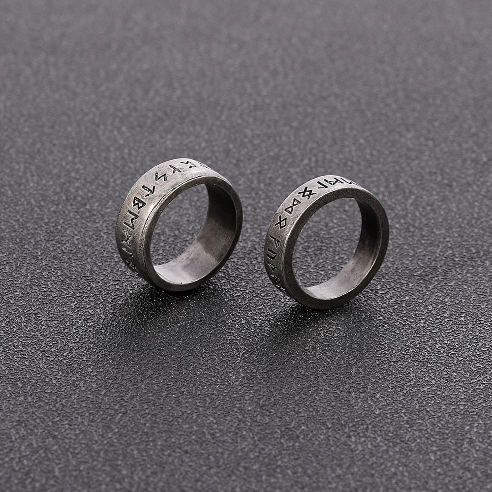 Bague de Vikings Alphabet le Futhark | Valhalla