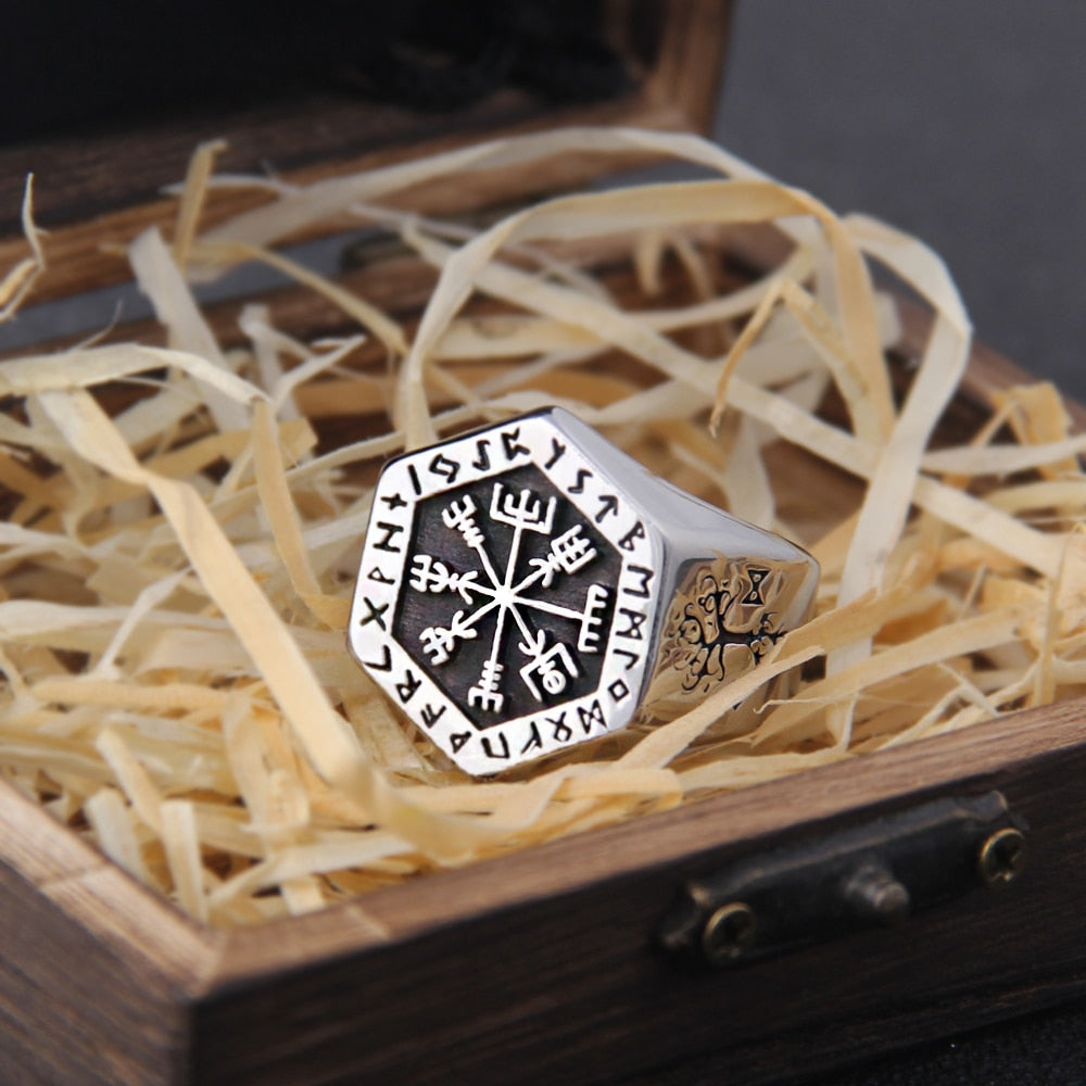 Bague de Viking Vegvísir | Valhalla