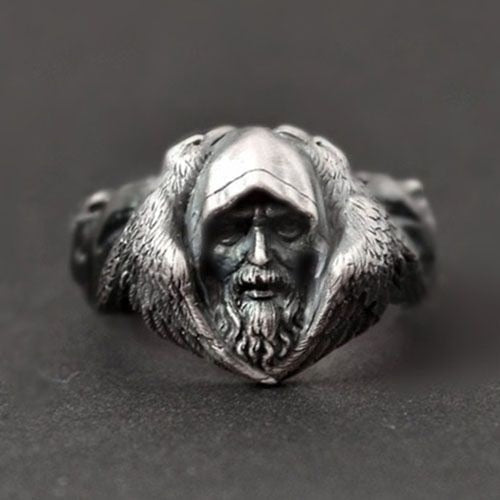 Bague Vikings Tête de Odin | Valhalla