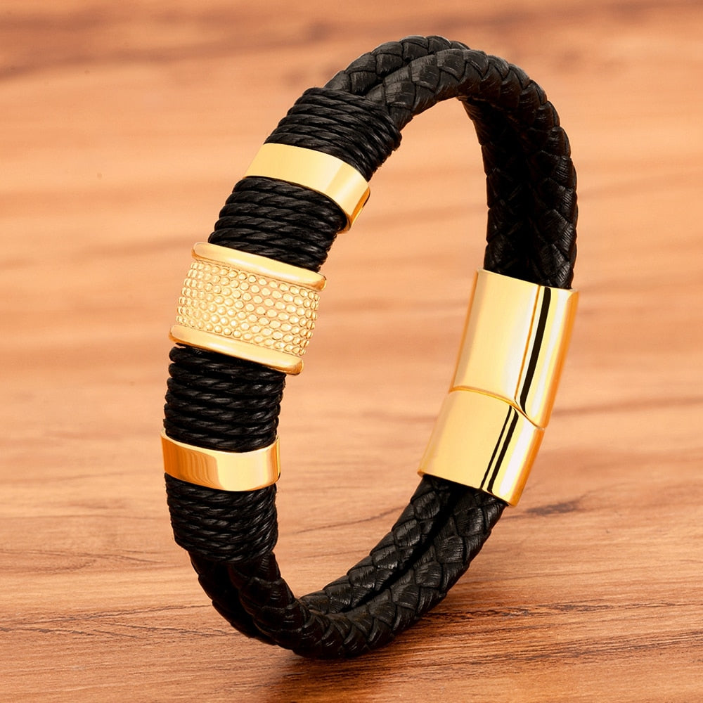 Bracelet Viking en Cuir | Valhalla