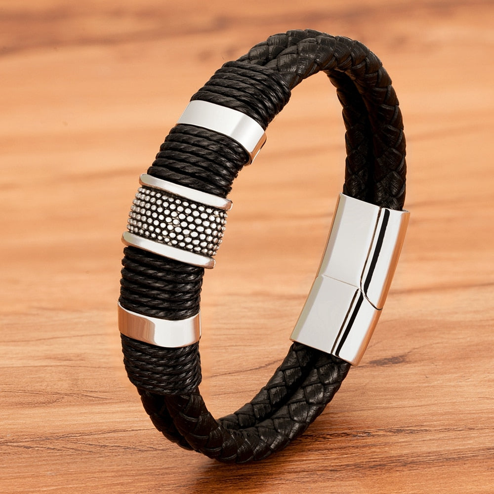 Bracelet Viking en Cuir | Valhalla