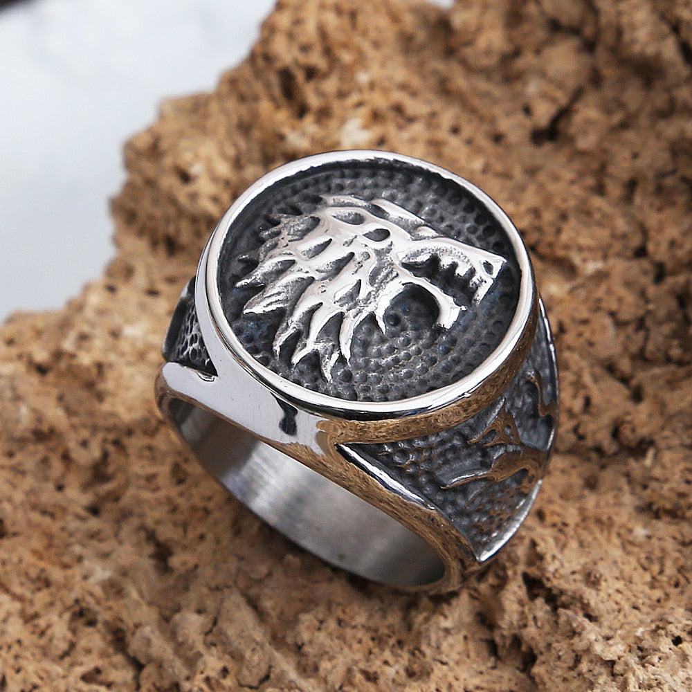 Bague Tête de Loup Fenris | Valhalla