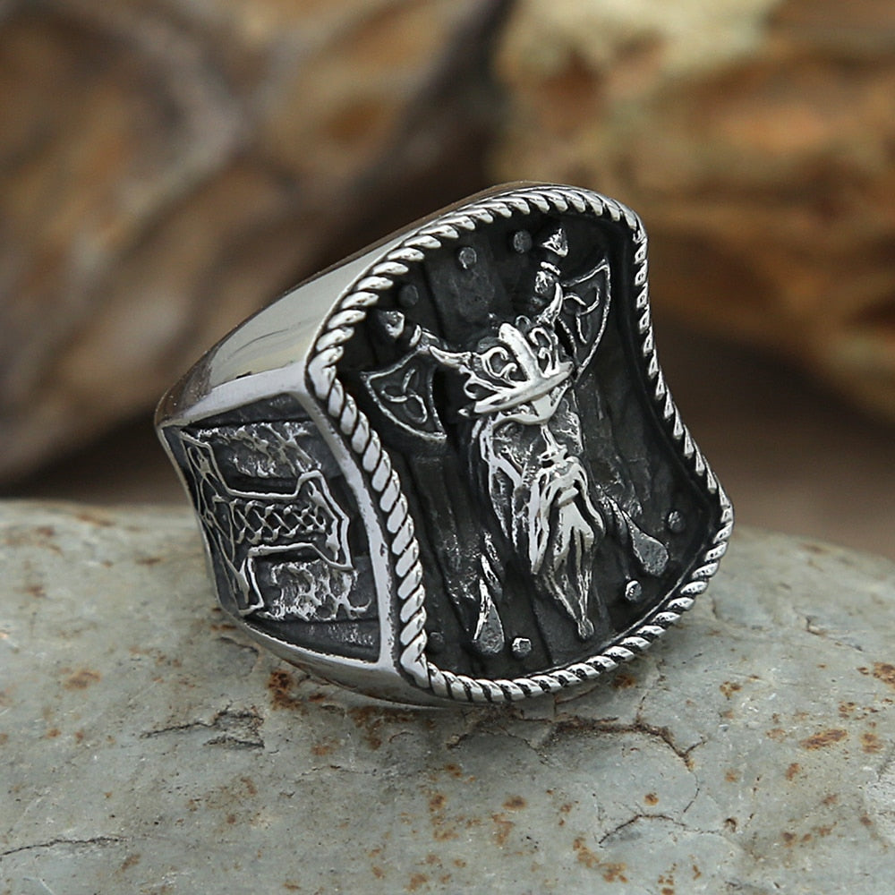 Bague Viking Guerrier Hache | Valhalla