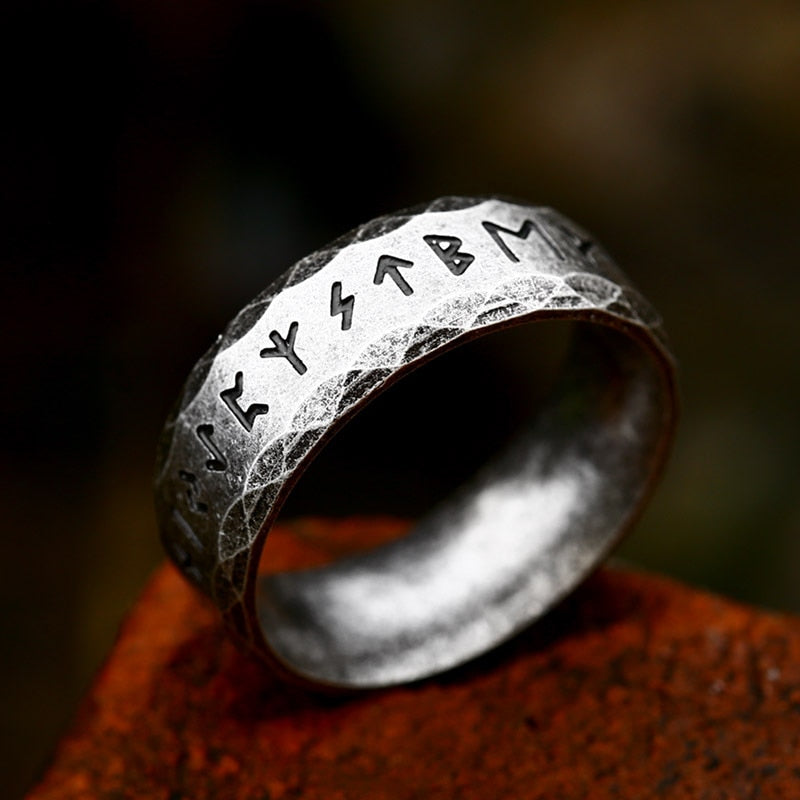 Bague de Viking Alphabet le Futhark | Valhalla