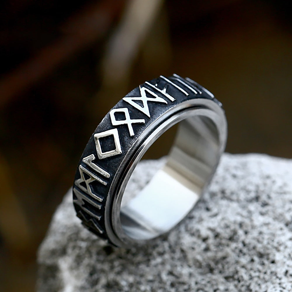 Bague de Vikings Alphabet le Futhark | Valhalla