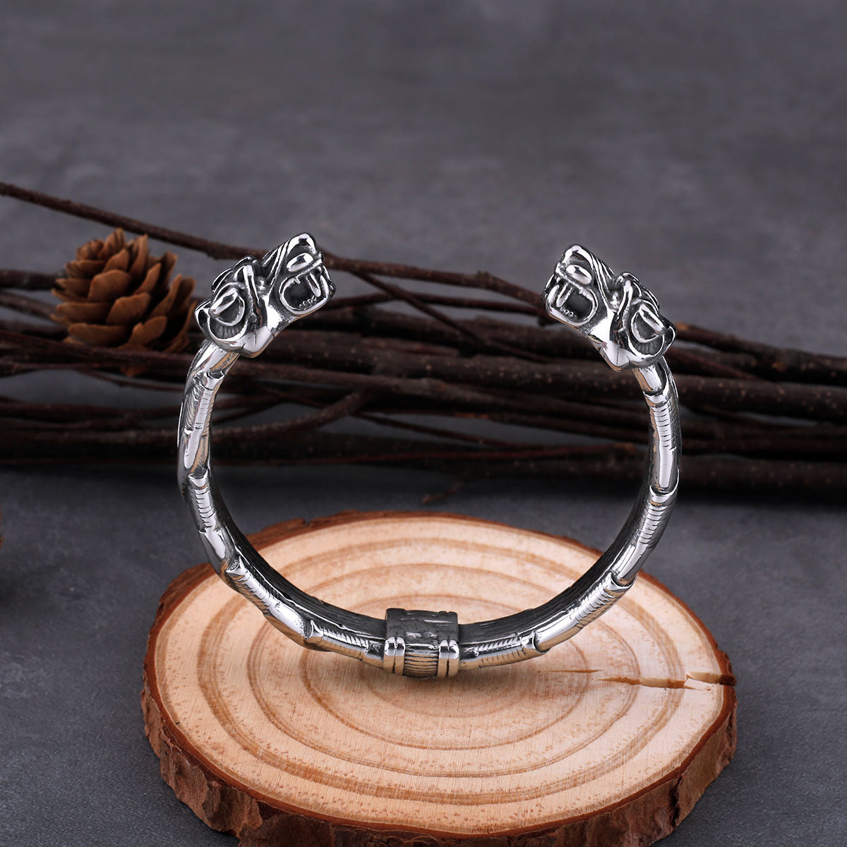 Bracelet Tête de Panthère Viking | Valhalla