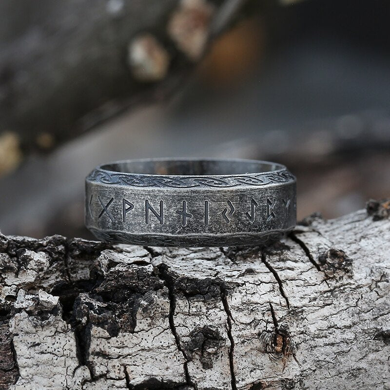 Bague Vikings Runes Futhark | Valhalla