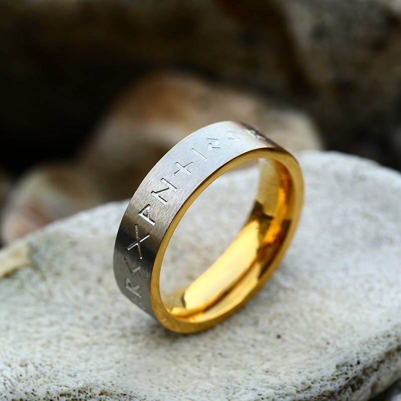 Bague de Viking Alphabet le Futhark | Valhalla