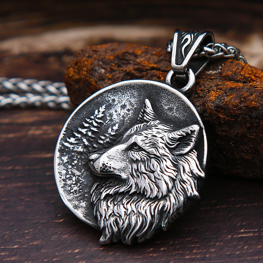 Collier Viking Tête de Loup | Valhalla