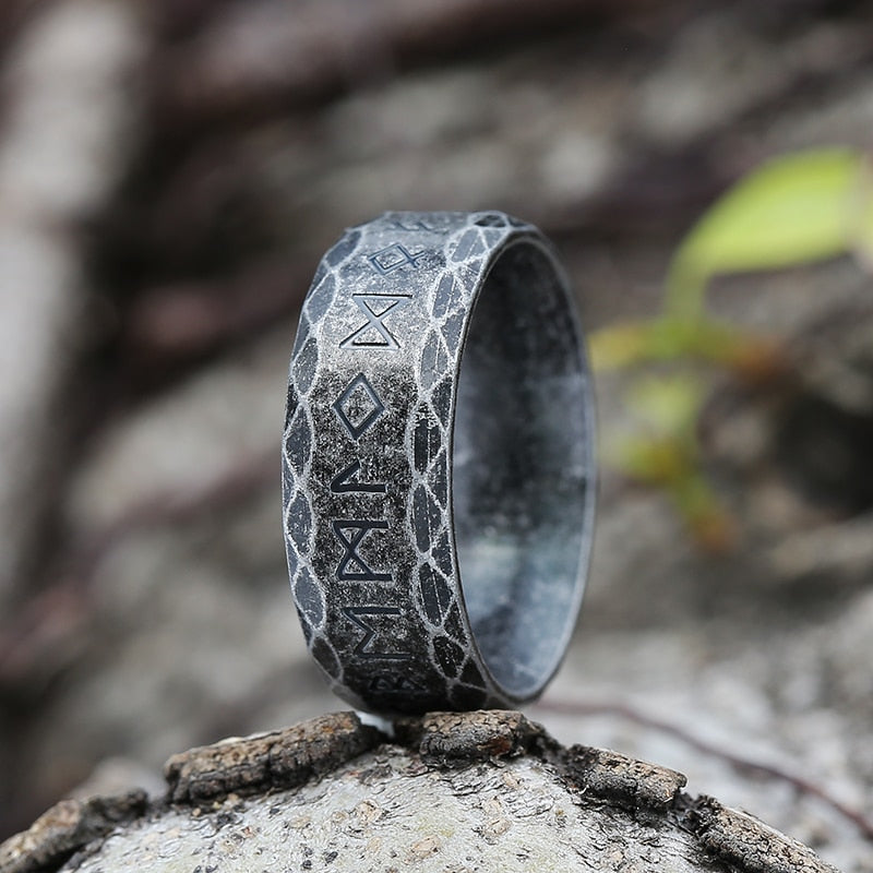 Bague Vikings Runes Futhark | Valhalla