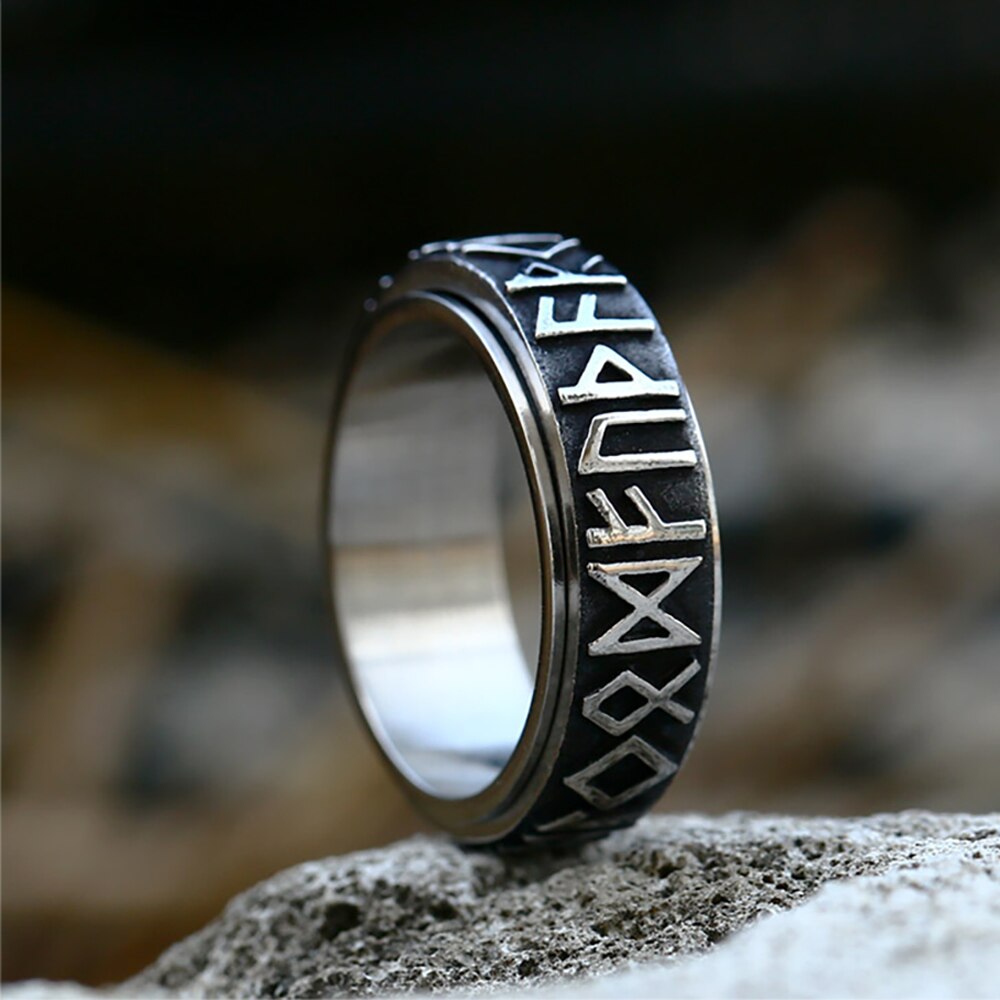 Bague de Vikings Alphabet le Futhark | Valhalla