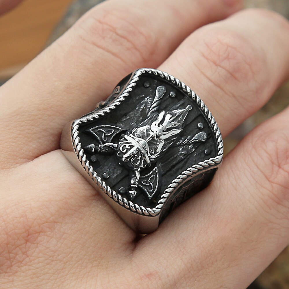 Bague Viking Guerrier Hache | Valhalla