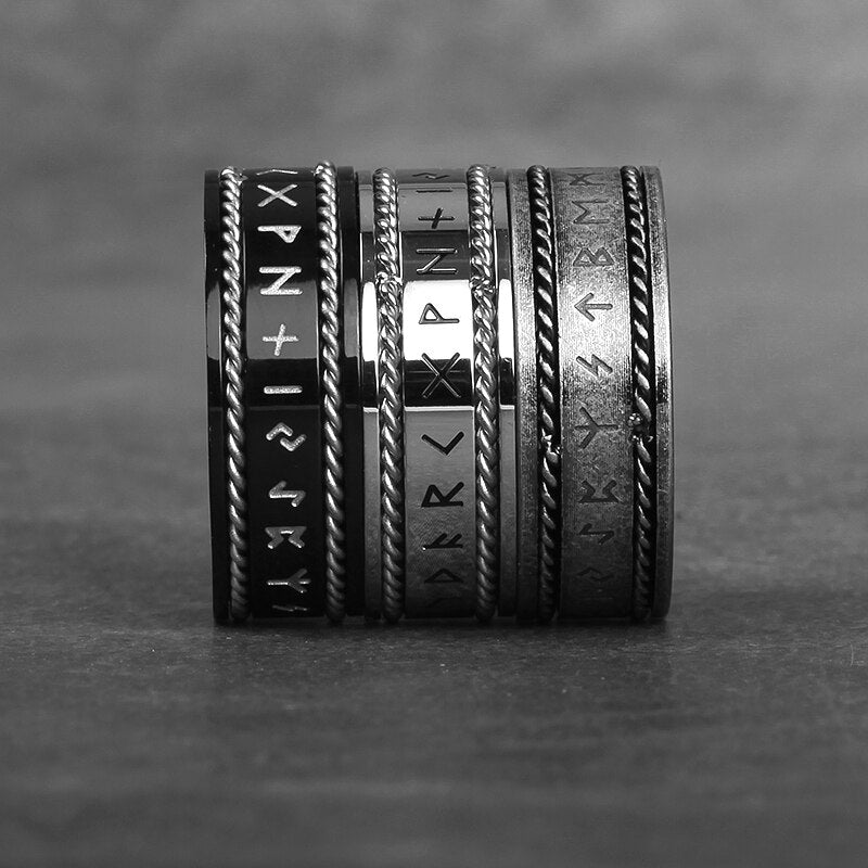 Bague Vikings Runes Futhark | Valhalla